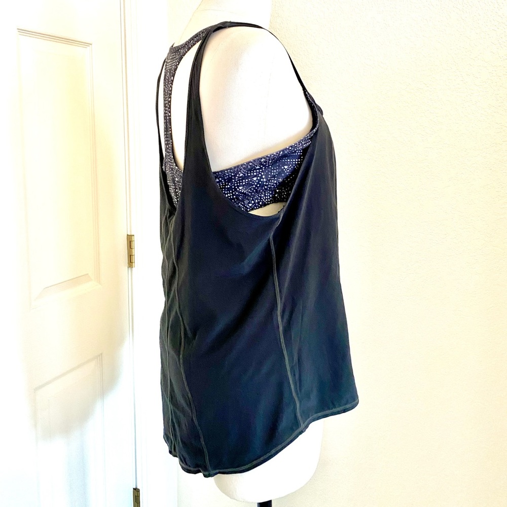 Prana Sway Layered Tank Top with Sports Bra